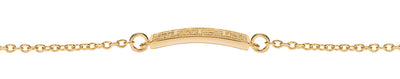 CZ Tennis Court Curved Bracelet Medium