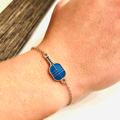 Enamel Pickle Paddle Bracelet Small