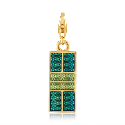 Enamel Pickle Court Charms
