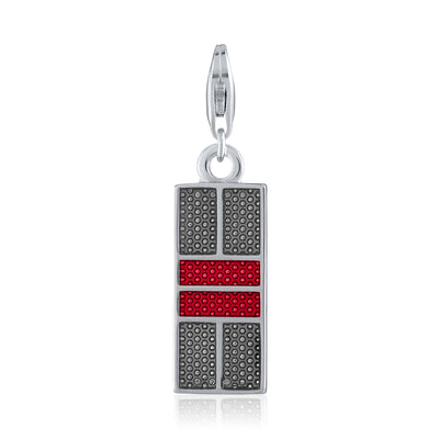 Enamel Pickle Court Charms