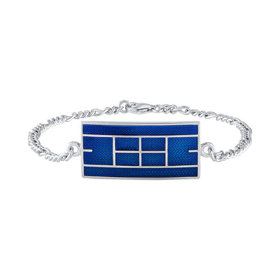 Enamel Tennis Court Men's Bracelet