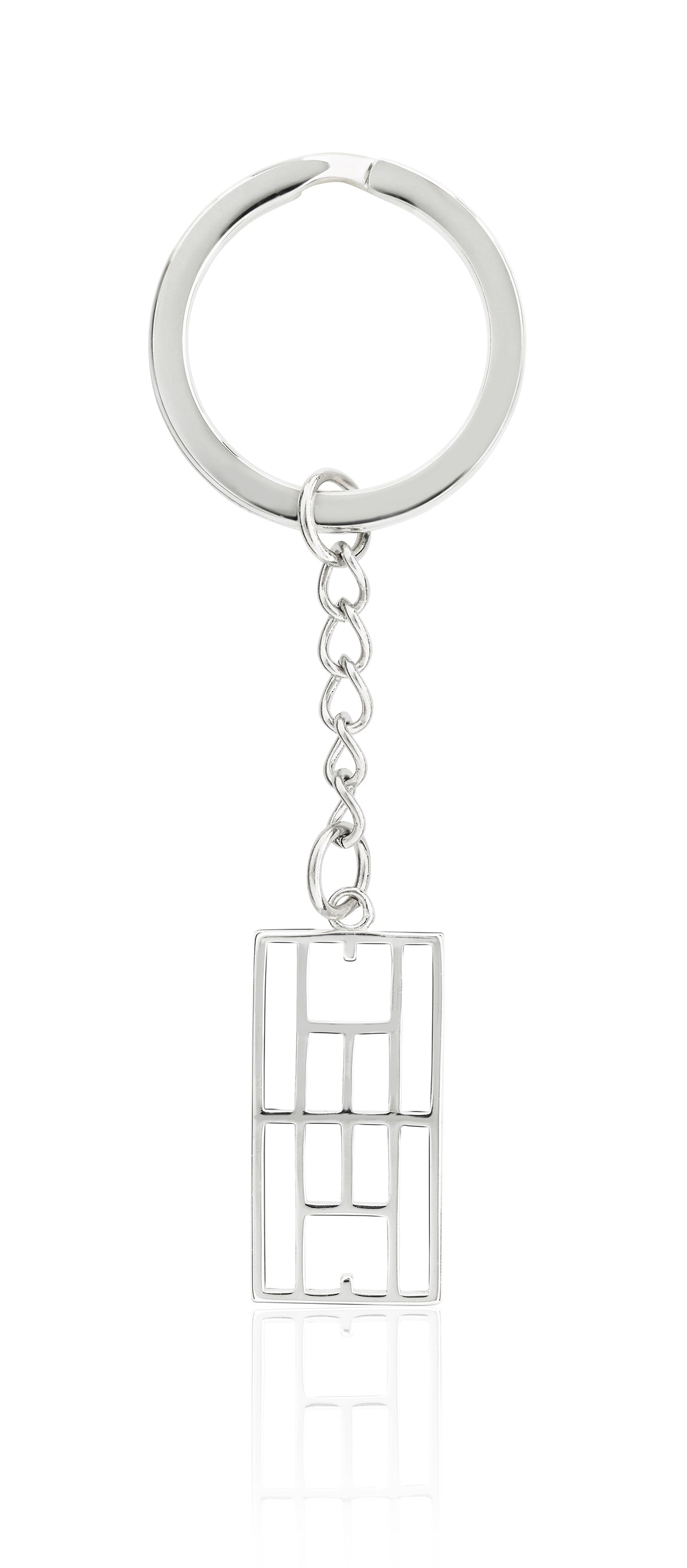 "Calling The Lines" Tennis Court Keychain - studio-margaret